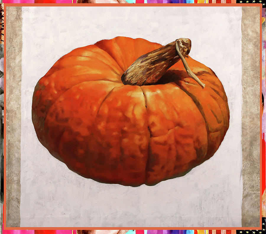 Pumpkin Painting - zucca Borgogno by Guido Borelli