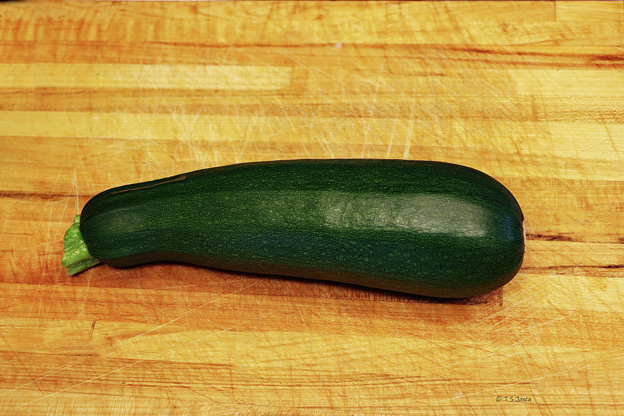 Zucchini Our First Grown In Olympia Digital Art by Tom Janca
