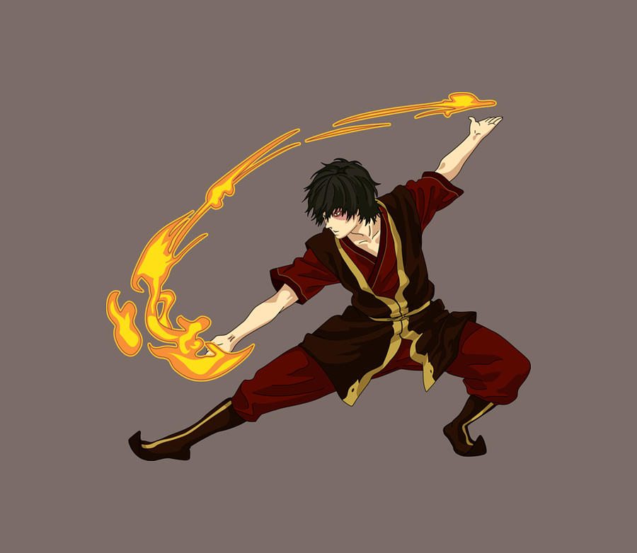 Zuko Firebending Avatar TLA Magnet Painting by Karlie Evans | Pixels