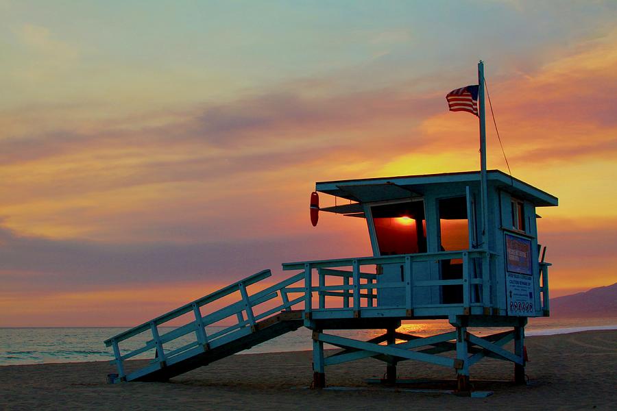 Zuma Beach Sunset Photograph by Maureen J Haldeman