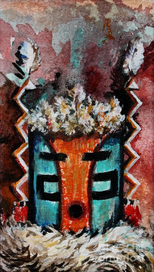 Zuni Rainmaker Mask Painting