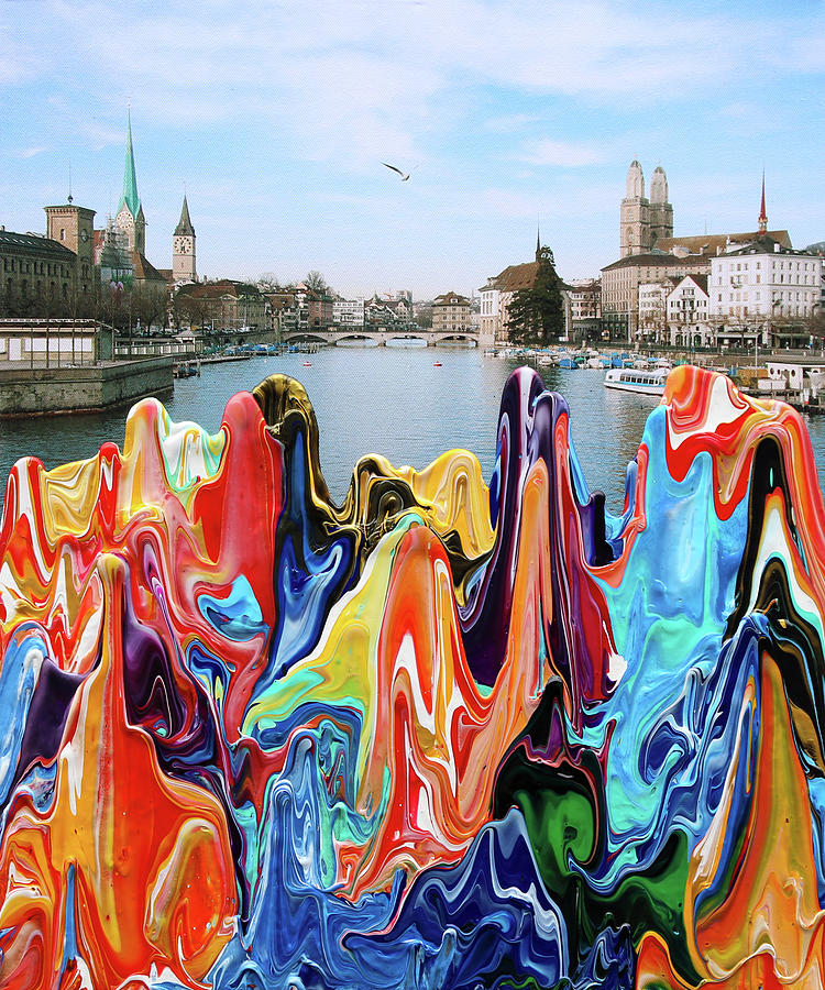 Zurich Painting by Antonio Wehrli