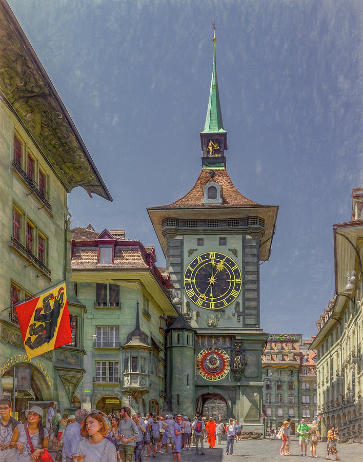 Zytglogge, Historical Clock Tower of Bern Photograph by Marcy Wielfaert