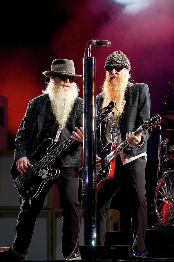 ZZ TOP - Billy Gibbons and Dusty Hill Photograph by Olivier Parent
