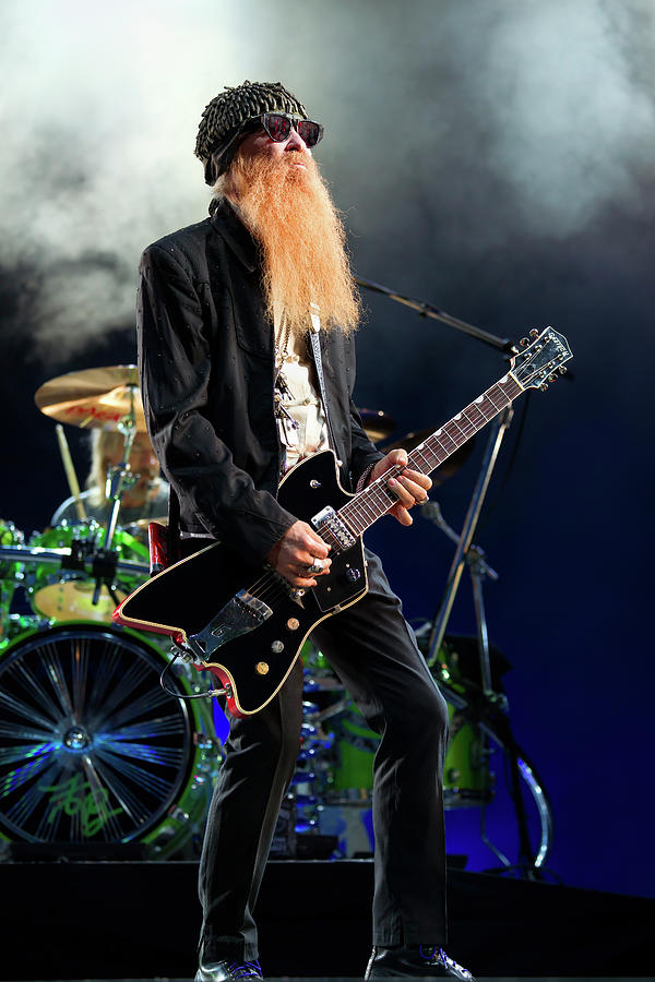 ZZ TOP - Billy Gibbons live Photograph by Olivier Parent