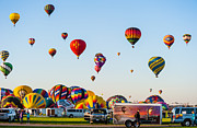  Multiple Hot air Balloons  Photograph by Charles McCleanon