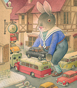  Rabbit Marcus the Great 18 Painting by Kestutis Kasparavicius