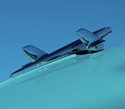 1956 Chevy Belair Hood Ornament 2 Photograph by Jani Freimann