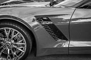 2015 Gray Chevrolet Corvette Z06 Painted Photograph by Rich Franco 2015 Gray Chevrolet Corvette Z06 Painted Photograph by Rich Franco