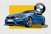 2016  B M W  M 3  Sedan with 3 D Badge  #1 Photograph by Serge Averbukh