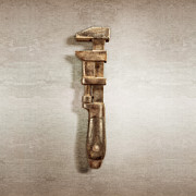 Adjustable Wrench Left Face #1 Photograph by YoPedro