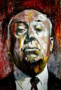Alfred Hitchcock #2 Painting by Marcelo Neira