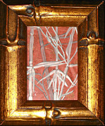 Golden Bamboo Glass Art by Alone Larsen