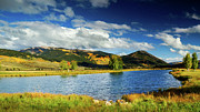 Blue Skies Over Crested Butte #1 Photograph by John De Bord