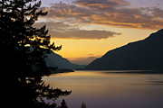 Columbia River Sunset #1 Photograph by Jon Ares