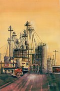 Economy Mills #2 Painting by Tim Oliver