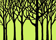 Forest #2 Painting by Irina Sztukowski