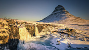 Golden dawn at Kirkjufell #1 Photograph by James Billings