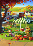 Green Living  Painting by Robin Moline