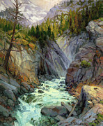Hurricane River Painting by Steve Henderson