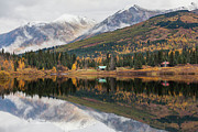 Lake Cabins in Fall #2 Photograph by Scott Slone