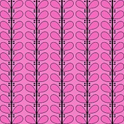 Leaves in Pink Digital Art by Donna Mibus