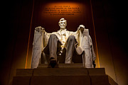 Lincoln Memorial at Night - Washington D.C. #1 Photograph by Gary Whitton