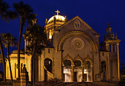 Memorial Presbyterian Church at Blue Hour, St. Augustine, Florid #1 Photograph by Dawna Moore Photography
