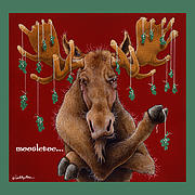 Moosletoe... #1 Painting by Will Bullas