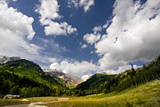 Mountain and clouds #1 Photograph by Mark Smith