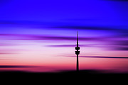 Munich - Olympiaturm at sunset #1 Photograph by Hannes Cmarits