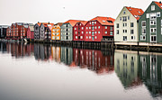 Nidelva Bryggen Trondheim Norway #1 Photograph by Adam Rainoff