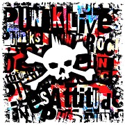 Punk Skull #1 Digital Art by Roseanne Jones