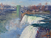 Rainbow Bridge #1 Painting by Ylli Haruni Rainbow Bridge #1 Painting by Ylli Haruni