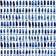 Shibori Blue 1 - Patterned Sea Turtle over Indigo Ombre Wash #1 Painting by Audrey Jeanne Roberts Shibori Blue 1 - Patterned Sea Turtle over Indigo Ombre Wash #1 Painting by Audrey Jeanne Roberts