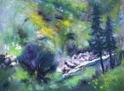 Spring's Arrival #1 Pastel by Sandra Lee Scott