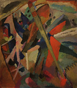 St. George #1 Painting by Wassily Kandinsky