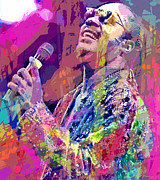 Stevie Wonder  #2 Painting by David Lloyd Glover