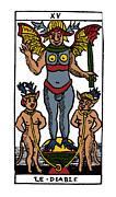 Tarot Card The Devil #1 Photograph by Granger