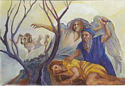 Test of Abraham #1 Painting by Suzanne Giuriati Cerny