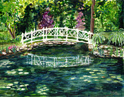 Water lily #1 Painting by Clara Sue Beym