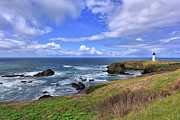 Yaquina Head Lighthouse #1 Photograph by Mark Whitt