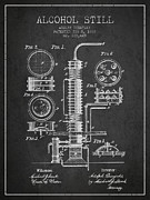 1880 Alcohol Still Patent FB81_CG Digital Art by Aged Pixel