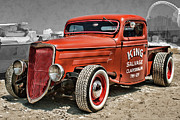 1935 Ford pickup custom rat rod Photograph by Daniel Adams