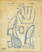 1941 Baseball Glove Patent - Vintage Digital Art by Nikki Marie Smith