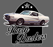 1967 Mustang Barn Buster Digital Art by Paul Kuras