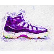 #airjordans #shoes #kicks #art #fineart #2 Photograph by David Haskett II