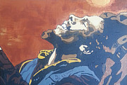 Bob Marley #3 Painting by Rachel Natalie Rawlins