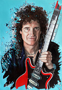 Brian May #1 Pastel by Melanie D