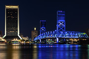 Downtown Jax at Blue Hour, Jacksonville, Florida #2 Photograph by Dawna Moore Photography
